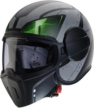 Caberg Ghost X Vyrus schwarz/grau/grün