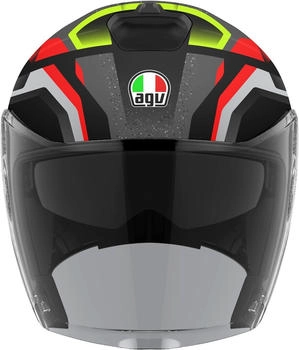 AGV Irides Zurigo schwarz/rot/gelb