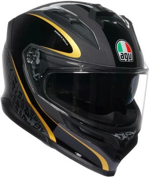 AGV K7 Flow 46 schwarz/grau/gold