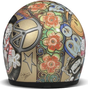 DMD Retro Woodstock Jet Helmet blue size L