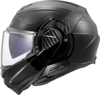 LS2 Ff910 Advant II Solid schwarz glänzend