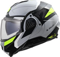 LS2 569102167XS, LS2 FF910 Advant II Triple Klapphelm Grau Gelb male