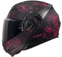 LS2 569102345XS, LS2 FF910 Advant II Sophia Klapphelm Schwarz Pink male