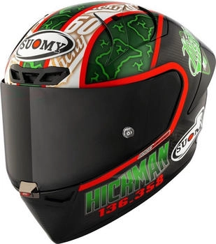 Suomy S1-XR GP Hickman Replica 2024 schwarz/rot/gr&uuml;n