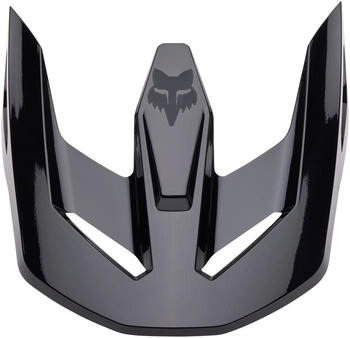 Fox V1 Solid Helmschirm schwarz