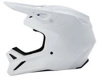 Fox Motocross-Helm V1 2XL Solid - Matt Wei&szlig;