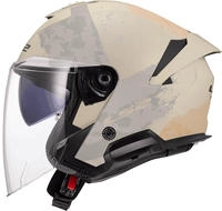 LS2 366182121M, LS2 OF618 Verso II Aqua Jethelm Weiss Beige male