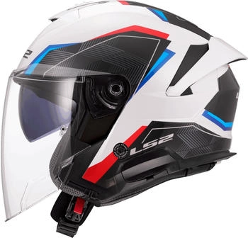 LS2 OF618 Verso II Air Gloss white/blue/red