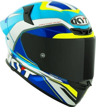 KYT Helmet TT-Revo Grand Prix white/light blue