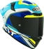 KYT Helmet TT-Revo Grand Prix white/light blue