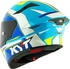 KYT Helmet TT-Revo Grand Prix white/light blue