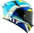 KYT Helmet TT-Revo Grand Prix white/light blue