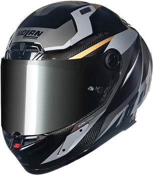 Nolan X-804 RS Ultra Carbon Lesmo L Carbon/Light Grey/Grey/Gold