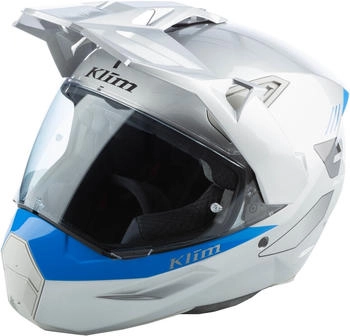 Klim X1 Alpha Concept adventure helmet XXL Light Grey/Blue