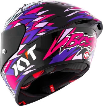 KYT Helmet KX-1 Race GP Bastianini Replica 2023 S Black/Purple/Pink/White
