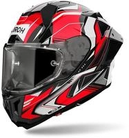 Airoh GP8MU55, Airoh GP 800 Must, Integralhelm - Schwarz/Wei&szlig;/Rot - M