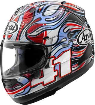 Arai RX-7V Evo Haga WSBK Integralhelm schwarz-weiss-rot-gr&uuml;n (8009600004)