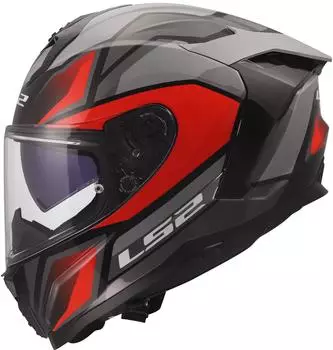 LS2 FF817 Challenger II Viper grey/red