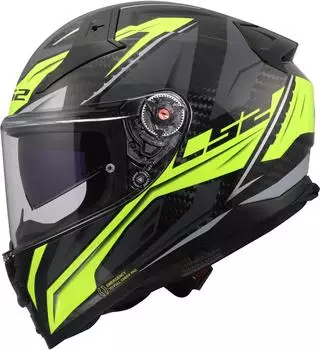 LS2 FF811 Vector II Carbon Savage HiVis yellow