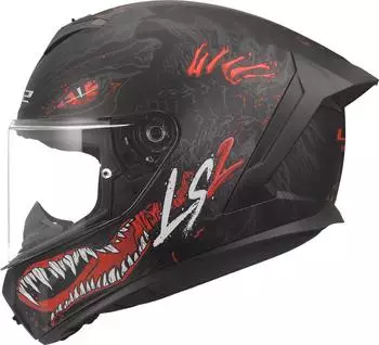 LS2 Rapid III Kaiju II matt black/red/white
