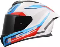 LS2 168200802XXL, LS2 FF820 Rapid III Hyper, Integralhelm - Wei&szlig;/Blau/Rot - XXL