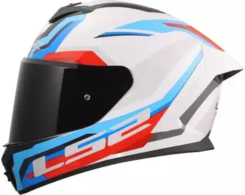 LS2 Rapid III Hyper white/blue/red