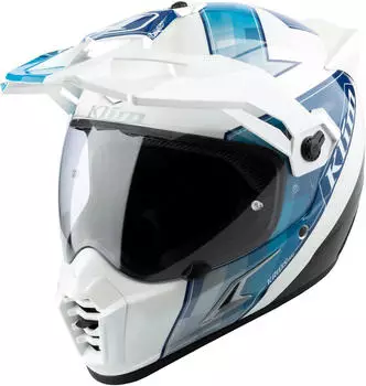 Klim Krios Pro ECE/DOT Spectrum adventure helmet 3XL White/Black/Blue
