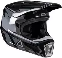 Leatt 1026000850, Leatt 2.5 V26, Motocrosshelm - Schwarz/Grau - XS