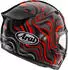 Arai Quantic Swirl schwarz/rot/grau