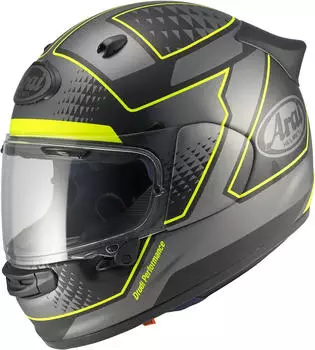 Arai Quantic schwarz/grau/gelb