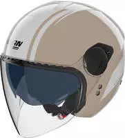 Nolan N22000589-350-M, Nolan N20-2 Visor Dolce Vita Open Face Helmet Beige M...