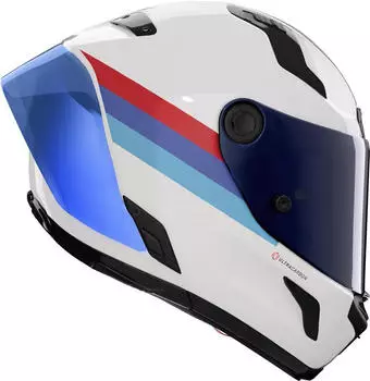 Nolan X-804 RS Ultra Carbon Gemini Helmet black-grey-red size XS for Men