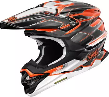 Shoei VFX-WR 06 Sparkle schwarz/weiss/orange