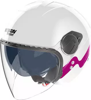Nolan N20-2 Visor Zefiro Jet weiss/pink