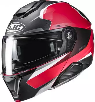 HJC i91 Felio schwarz/weiss/rot