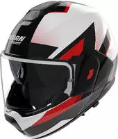Nolan N1F0009193637, Nolan N120-1 Ciclone 363, Modularhelm - Wei&szlig;/Schwarz/Rot...