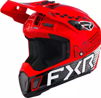FXR Clutch Race Div schwarz/weiss/rot