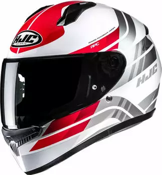 HJC C10 Hiper grau/weiss/rot