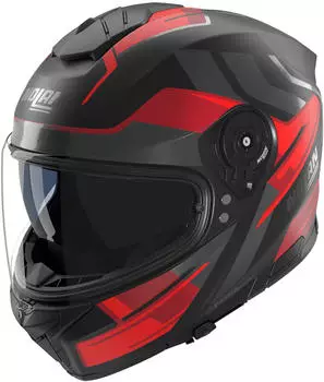 Nolan N80-8 Trittico schwarz/grau/rot