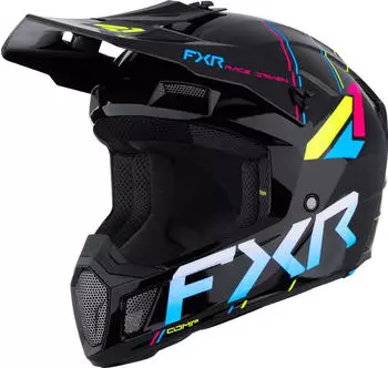 FXR Clutch Comp schwarz/blau/gelb