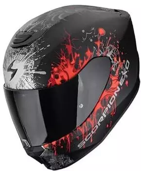 Scorpion EXO-391 Wolf Matt Schwarz/Rot