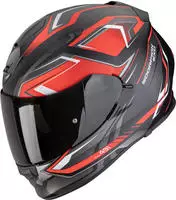Scorpion 48-517-24-03, Scorpion EXO-491 Zumo, Integralhelm - Matt Schwarz/Rot -...