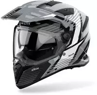 Airoh PAI64A13111SG4C, Airoh Bandit Spicy, Endurohelm - Grau/Hellgrau/Schwarz -...