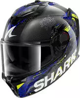 Shark HE1357EDABM, Shark Spartan GT Pro Speed-VIB Integralhelm M unisex schwarz, M