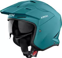 Airoh PAI63A13840PG5C, Airoh Kombakt Open Face Helmet Blau XL Petrol Green Matt