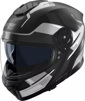 Nolan N80-8 Trittico Helmet black-grey-white size 2XL for Men