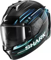 Shark HE0831EKBGM, Shark Skwal i3 Light-Blur, Integralhelm - Schwarz/Blau/Gr&uuml;n...