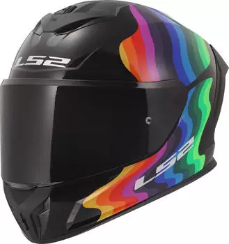 LS2 FF820 Rapid III Flow Helmet black-multicolored size XS for Men