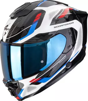 Scorpion Exo-1500 Air Sleek Full-Face Helmet black-white-blue size XS for Men