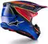 Alpinestars Supertech M10 Era ECE 22.06 blue red yellow fluo glossy